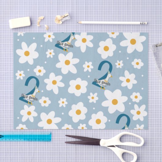 Gekke ganzenpapier tissuepapier (Craft)