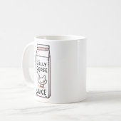 Gekke ganzensap koffiemok (Voorkant links)