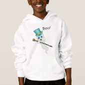 Gekke Geest Dragen Top Hat Holding Skull Cane (Voorkant)