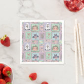 Gekke geesten in pasteldromen servet (Insitu)