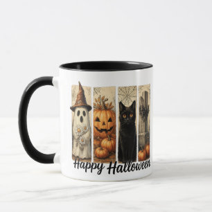 Gekke geesten, katten en gezellige wezens mok