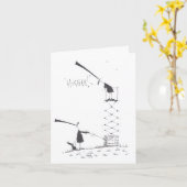 Gekke Gefeliciteerd Kaart (Gele Bloem)