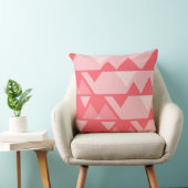 Gekke gekartelde patroon roze kussen (Stoel)