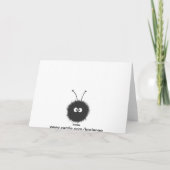 Gekke Gele Wezens Koken Verjaardag Kaart (Achterkant)