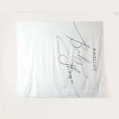 Gekke genderneutrale Baby shower achtergrond Wandkleed (Voorkant (horizontaal))