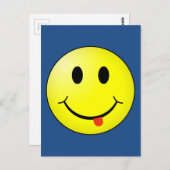 Gekke gezicht briefkaart (Voorkant / Achterkant)