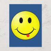 Gekke gezicht briefkaart (Voorkant)