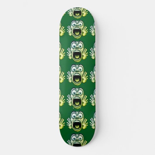 Gekke Gezicht Persoonlijk Skateboard (Voorkant)