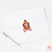 Gekke gezicht: Tongue-Out Expression Humor Ster Sticker (Envelop)