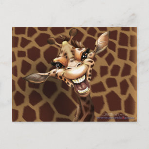 Gekke Giraffe Briefkaart