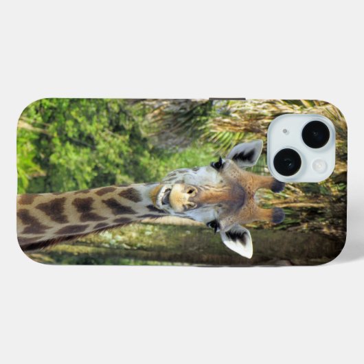 Gekke Giraffe - iPhone/iPad-draagtas Case-Mate iPhone Case (Achterkant (horizontaal))