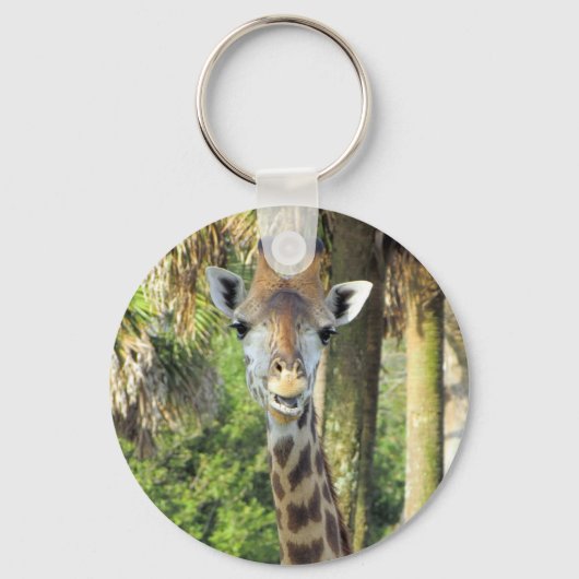 GEKKE GIRAFFE - SLEUTELHANGER (Voorkant)