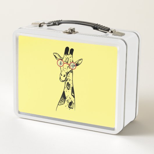 Gekke Giraffe Slimme Afrikaanse Dier (Voorkant)