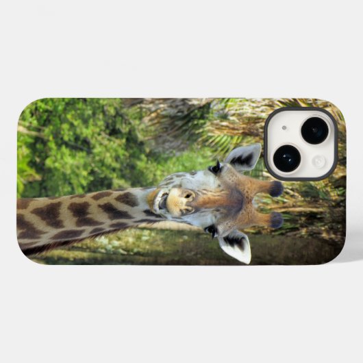 Gekke Giraffe Telefoondraagtas Case-Mate iPhone Case (Achterkant (horizontaal))
