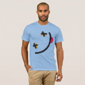 Gekke glimlach Face Emoji T-shirt (Voorkant volledig)