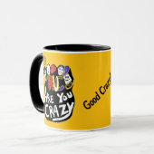 Gekke goede vibes, levendig mok (Voorkant links)