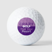 Gekke Golf Slogan, Mini Golf Course Golfballen (Voorkant)