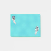 Gekke Goofy Cartoon Ghost Big Eyes Halloween Post-it® Notes (Voorkant)