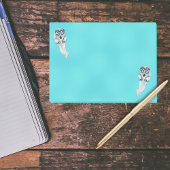 Gekke Goofy Cartoon Ghost Big Eyes Halloween Post-it® Notes