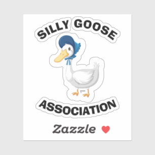 Gekke Goose Association Grappige Waterdichte Stick Sticker