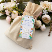 Gekke Goose Baby shower Dank je wel Cadeaulabel