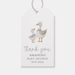 Gekke Goose Baby shower Dank u Cadeaulabel