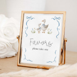 Gekke Goose Baby shower Favors Poster