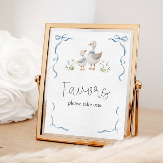 Gekke Goose Baby shower Favors Poster