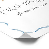 Gekke Goose Baby shower Favors Poster (Hoek)