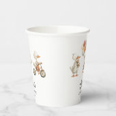 Gekke Goose Baby shower gepersonaliseerde papieren Papieren Bekers (Links)