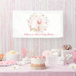 Gekke Goose Baby shower Girl Banner