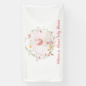 Gekke Goose Baby shower Girl Banner (Verticaal)