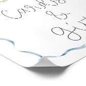 Gekke Goose Baby shower Kaarten en geschenken Poster (Hoek)