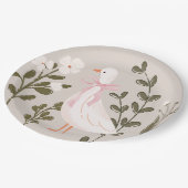 Gekke Goose Baby shower Papier Borden Papieren Bordje (Gekanteld)
