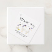 Gekke Goose Baby shower Square Bedankjes Labels (In situ)