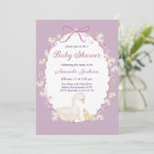 Gekke Goose Baby shower Uitnodiging (Staand voorkant)