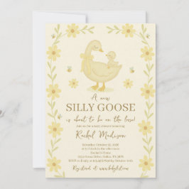 Gekke Goose Baby shower Uitnodiging