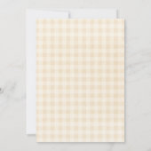 Gekke Goose Baby shower Uitnodiging (Achterkant)