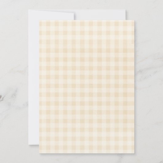 Gekke Goose Baby shower Uitnodiging (Achterkant)