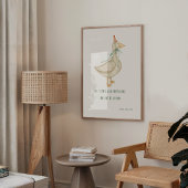 Gekke Goose Bible Verse Wall Art Print