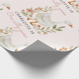 Gekke Goose Birthday Wrapping Paper Cadeaupapier
