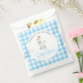 Gekke Goose Blue Verjaardag Bedankzakje (Gezegeld)