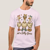  Gekke Goose Bows Crocs – Grappige Cartoon T-shirt (Voorkant)