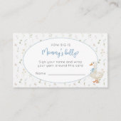 Gekke Goose Boy Floral Hoe groot is de buik van ma Informatiekaartje (Voorkant)