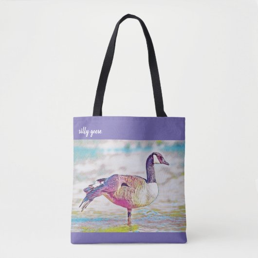 Gekke Goose Canvas tas (Voorkant)