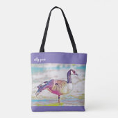 Gekke Goose Canvas tas (Achterkant)