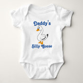 Gekke Goose Custom Kinder Shirt - Blue Text (Voorkant)