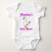 Gekke Goose Custom Kinder Shirt - Roze tekst (Voorkant)