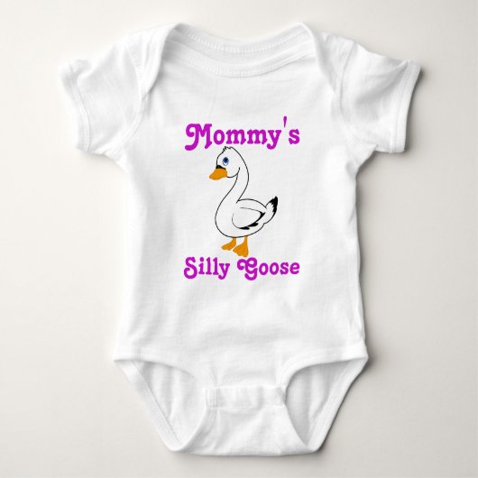 Gekke Goose Custom Kinder Shirt - Roze tekst (Voorkant)