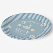 Gekke Goose Daisy Boy 1e Verjaardagsfeest Papieren Bordje (Gekanteld)
